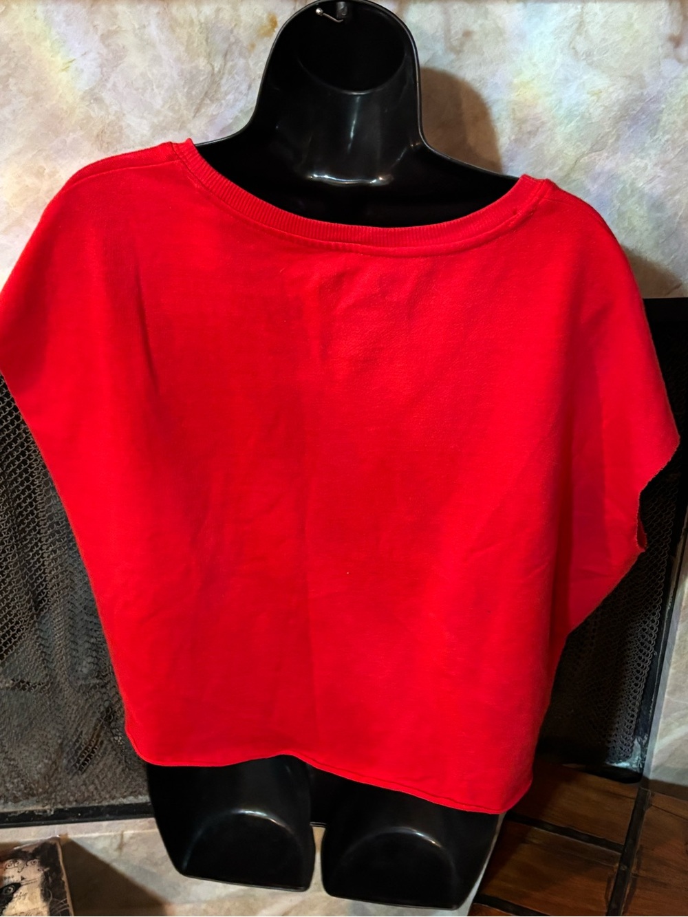 Stranger Things Hawkins Lifeguard Crop Top NWT Red Netflix Official Merch Med - Picture 5 of 11